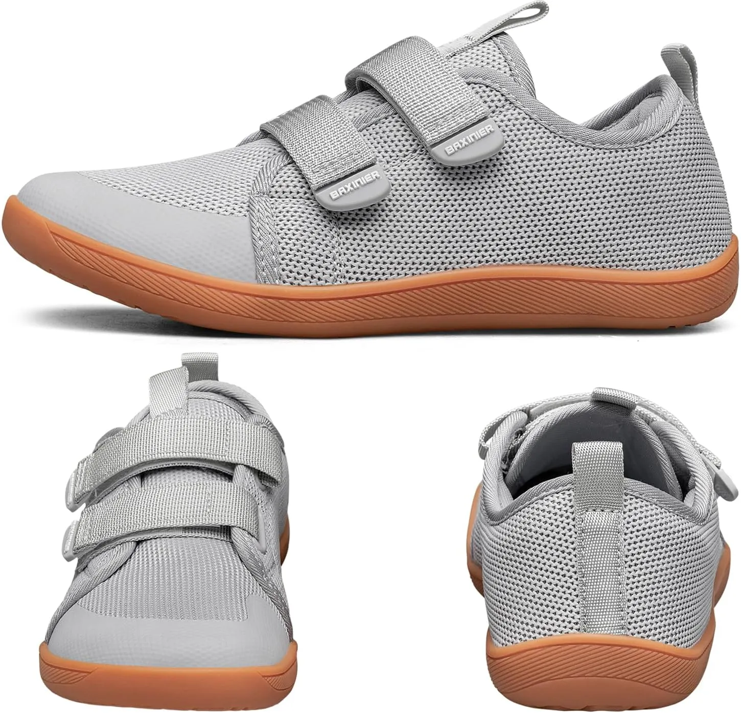 Kids Barefoot Shoes Wide Minimalist Sneakers Breathable Wide Toe Box Walking Shoes Zero Drop Lightweight Fashion Sneakers Boys/Girls/Little/Big