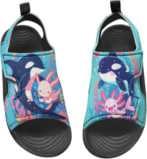 Kids Sandals Ocean Series Summer Kids Shoes Open Toe Sport Outdoor Athletic Sandals Quick Dry Water Shoes