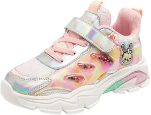 Kids Shoes Boys Girls Running Tennis Shoes Rabbit Lightweight Fashion Sneakers for Sports Athletic Gym Walking