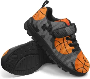 Kids Shoes for Boys Breathable Lightweight Single Buckle Sneakers Low Top Mesh Athletic Casual Shoes