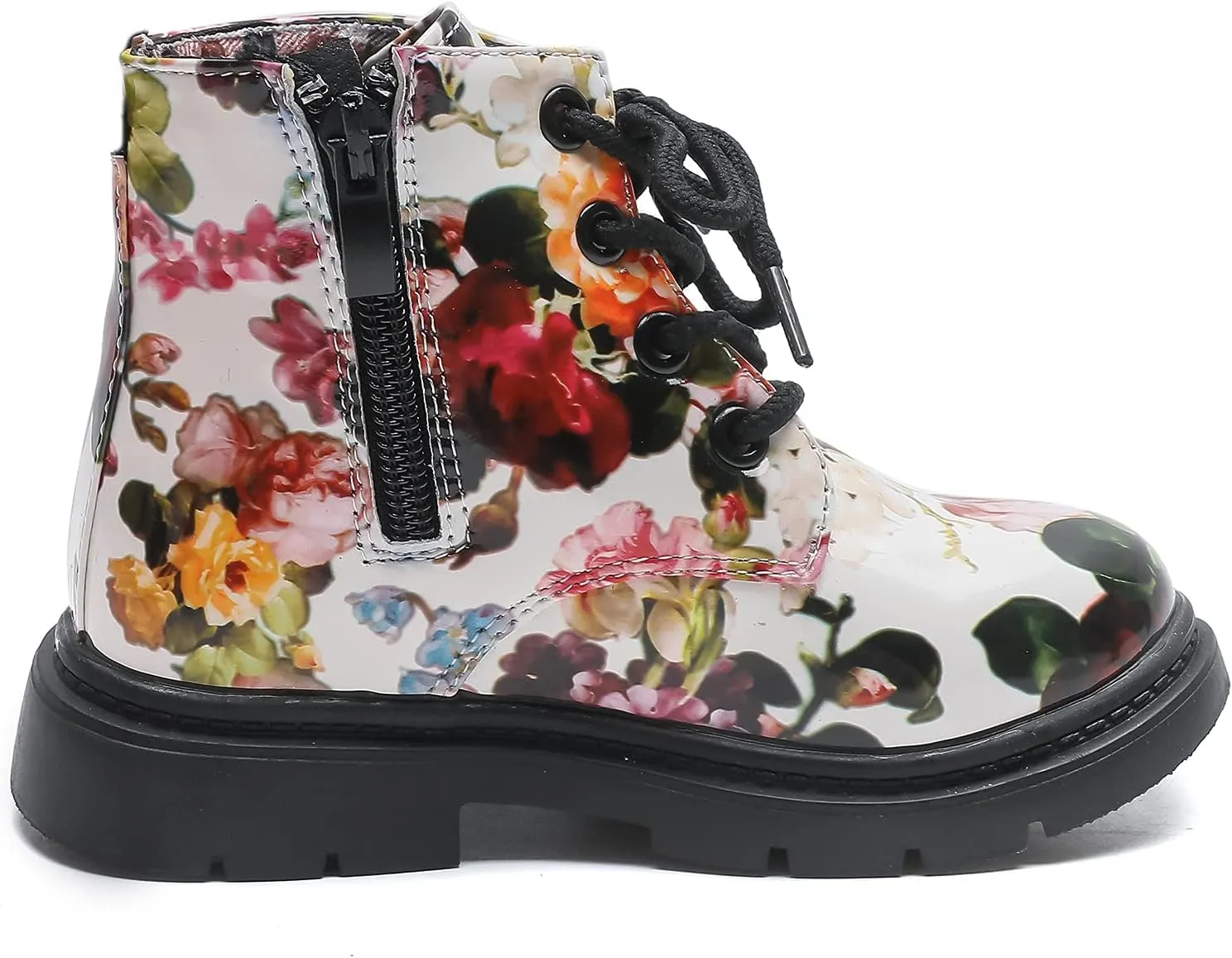 Komfyea Boy's Girl's Boots Bright Color Kids Ankle Boots