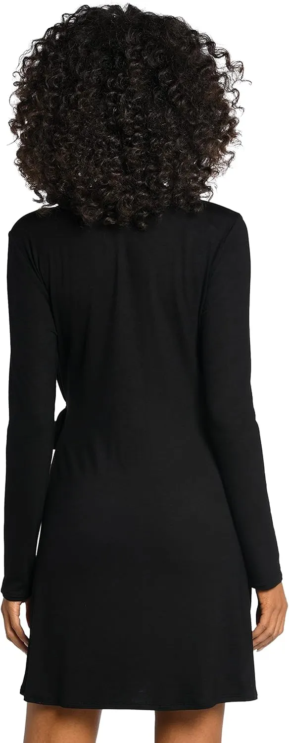 La Blanca Women's Standard Long Sleeve Mini Dress Swimsuit Cover Up