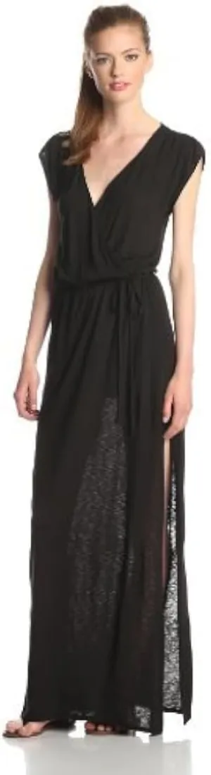 LAmade Women's Cap-Sleeve Wrap Maxi Dress