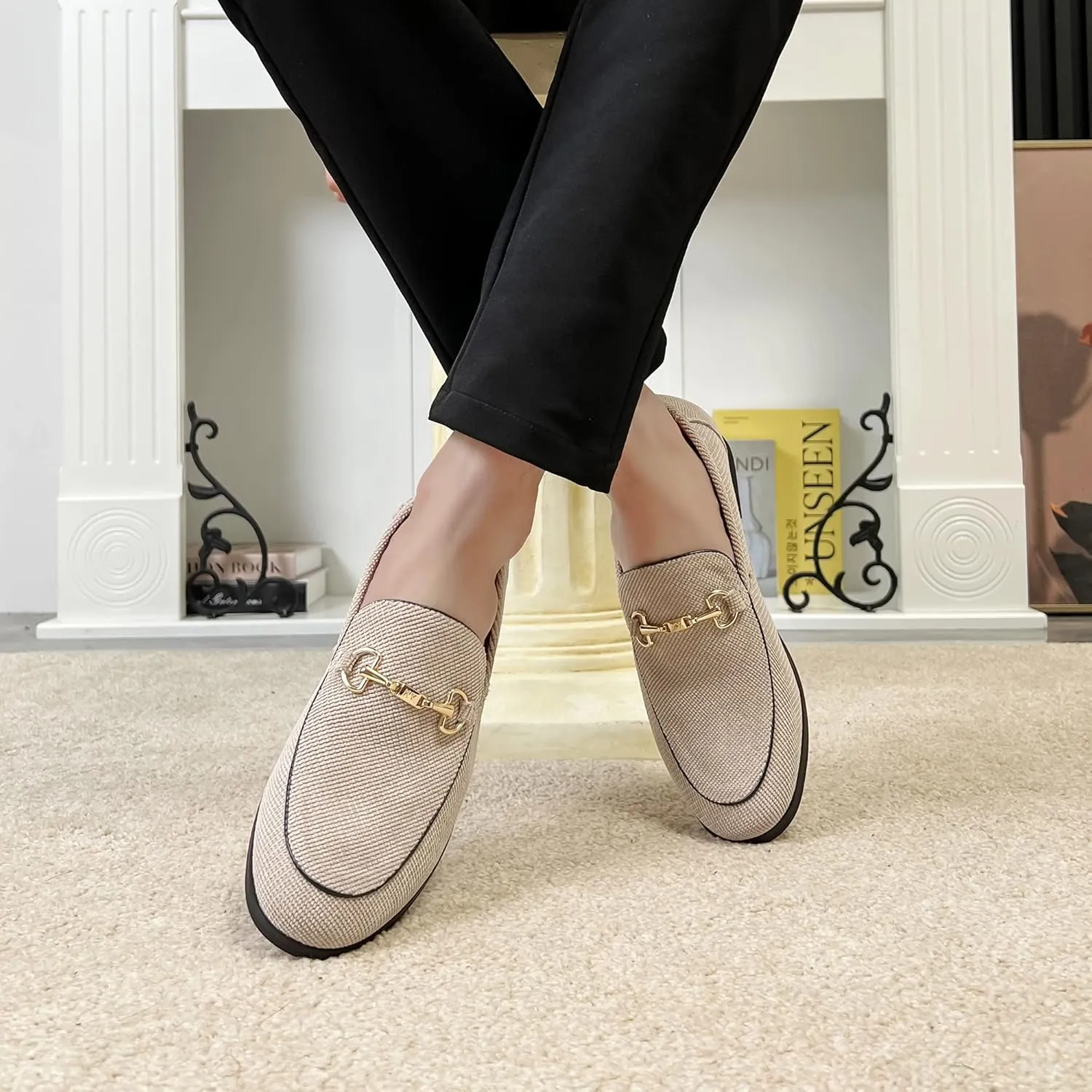 LCQL Men's Luxury Velvet Penny Loafer Shoes Noble Slip-on Casual Suede Loafers Smoking Slippers Plus Size 7-13