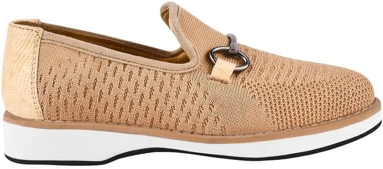 LIBERTYZENO Boys Lizard Print Textile & Leather Kids Slip on Dress Loafer Shoes for Prom Graduation