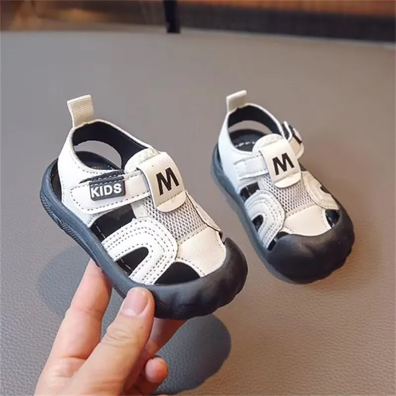 Little Boy Wrap Toe Non Slip Summer Sandals for Outdoor Walking Running School Water Sport
