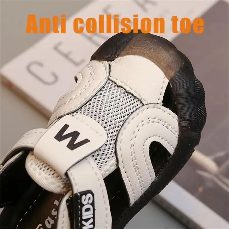 Little Boy Wrap Toe Non Slip Summer Sandals for Outdoor Walking Running School Water Sport