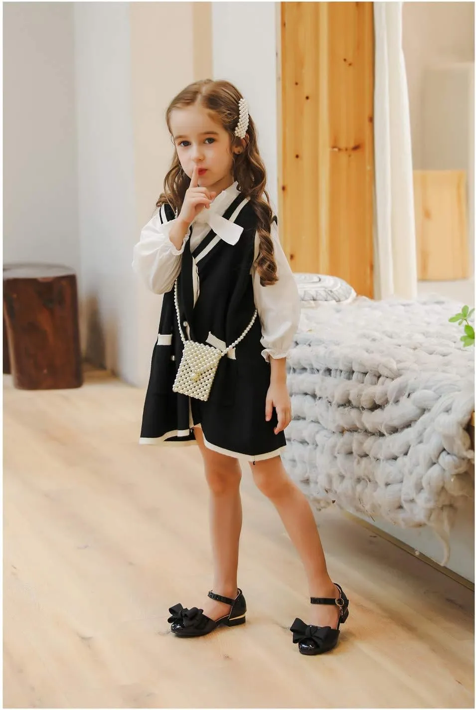 Little Girl's Heel Sandals Ballet Dress Shoes(Little Kid/Big Kid)