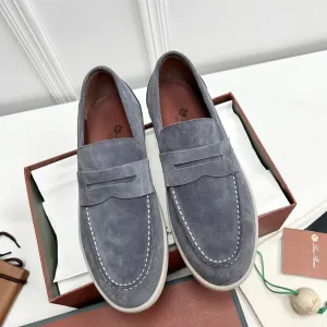 LP SUMMER WALK LOAFERS DARK GREY SUEDE