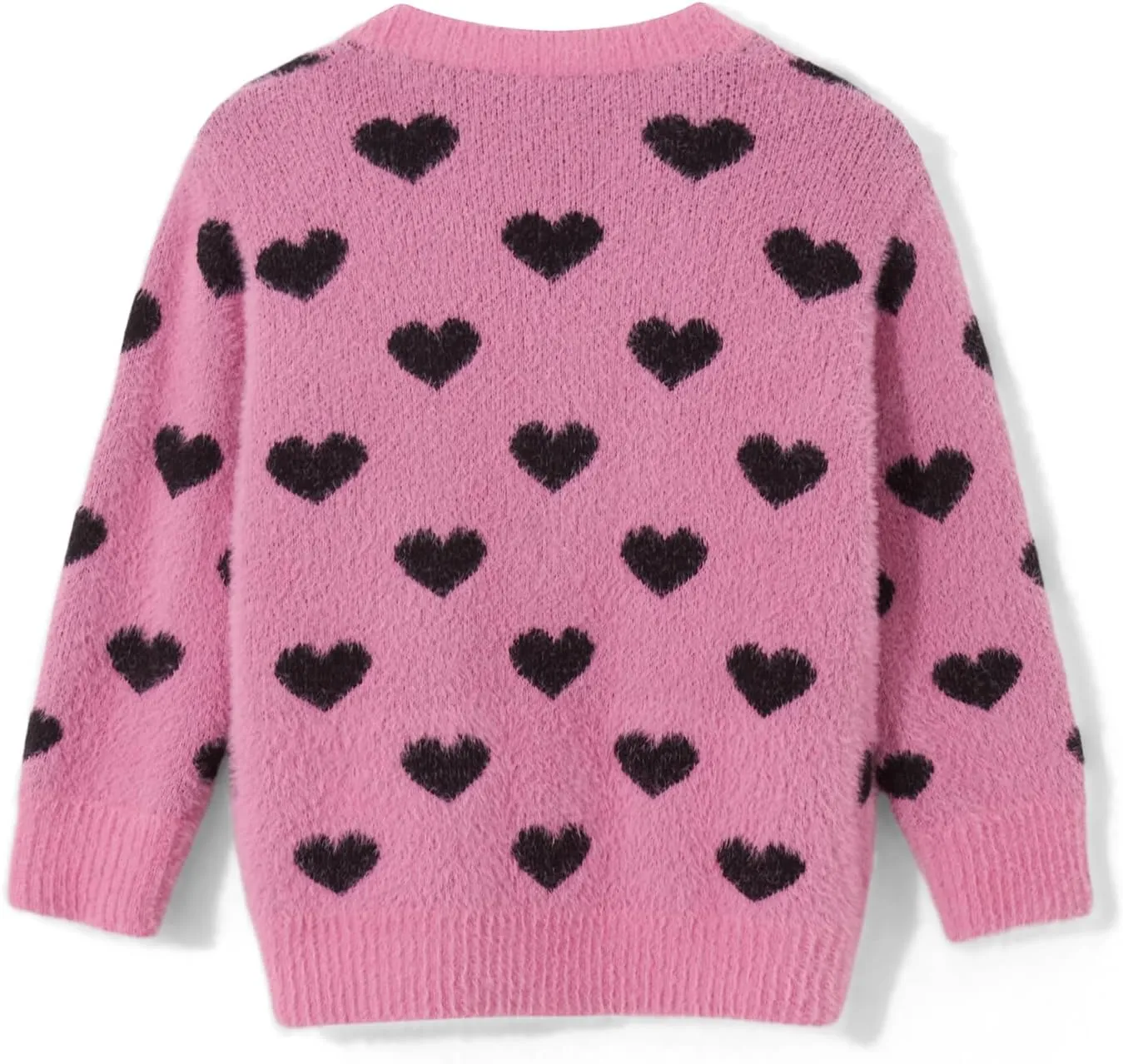 Luckinbaby Mommy and Me Valentines Outfits Heart Sweater Love Graphic Tops Family Matching Girls Long Sleeve Pullover
