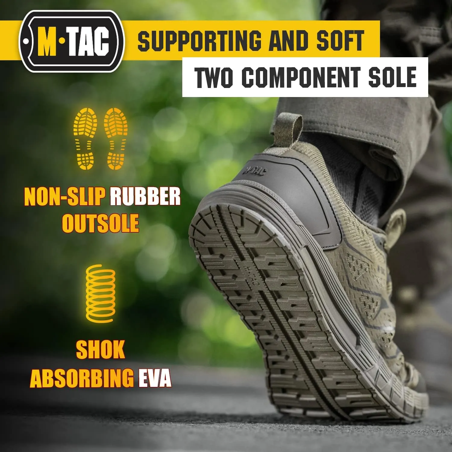 M-Tac Sport Tactical Running Walking Hiking Sneakers for Men - Mesh Lightweight