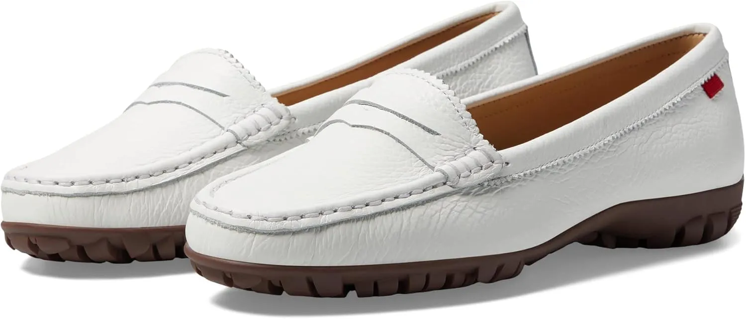 MARC JOSEPH NEW YORK Women's Leather Made in Brazil Lightweight Union Golf Performance Shoe