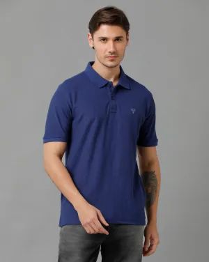 Men Solid Regular Fit Casual T-Shirt