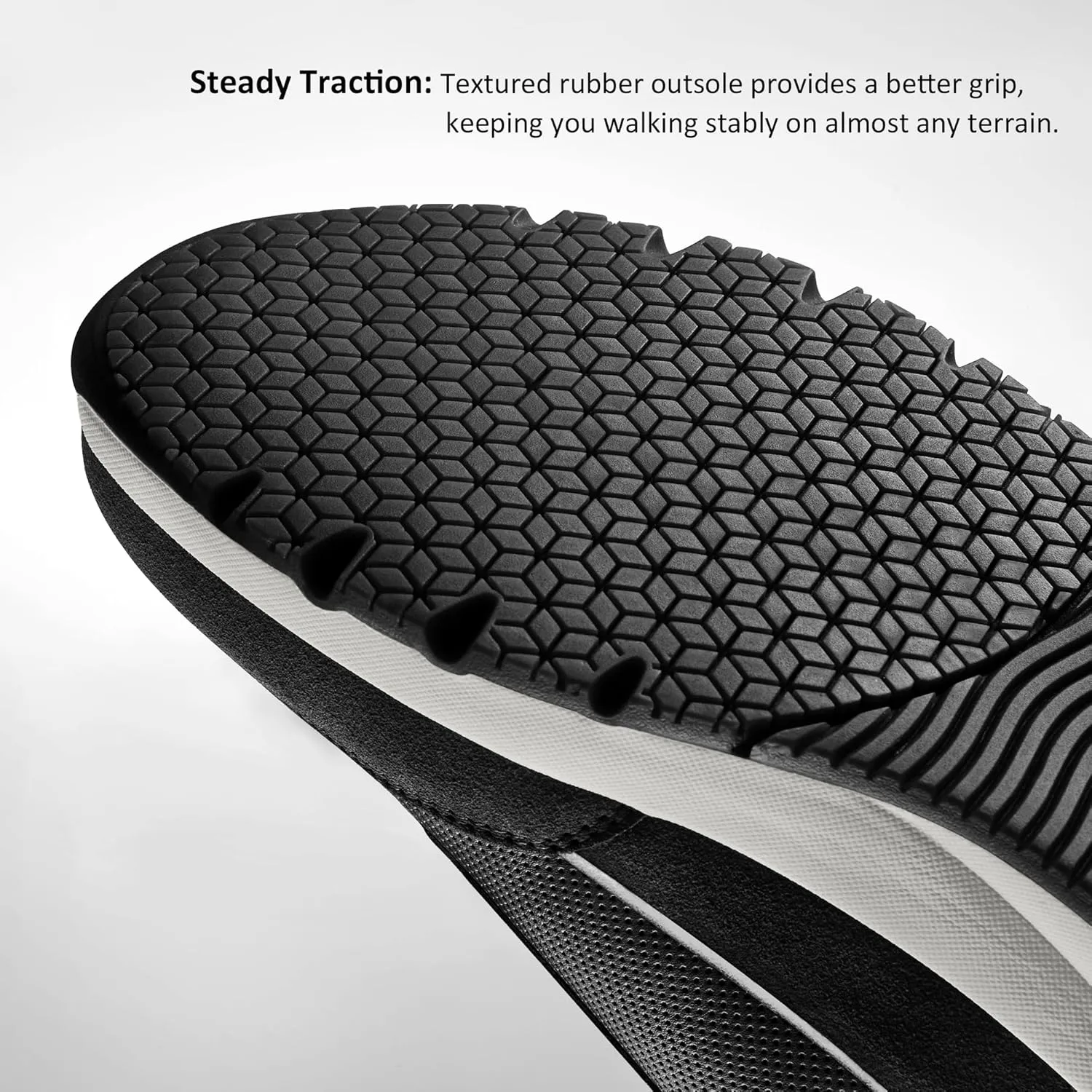 Mens Casual Shoes Comfortable Dress Sneakers Lightweight Lace-up Non Slip Walking Shoes