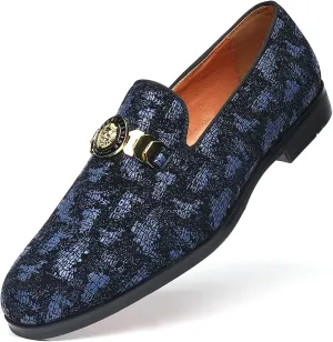 Mens Dress Loafers Buckle Fashion Luxury Party Wedding Shoes