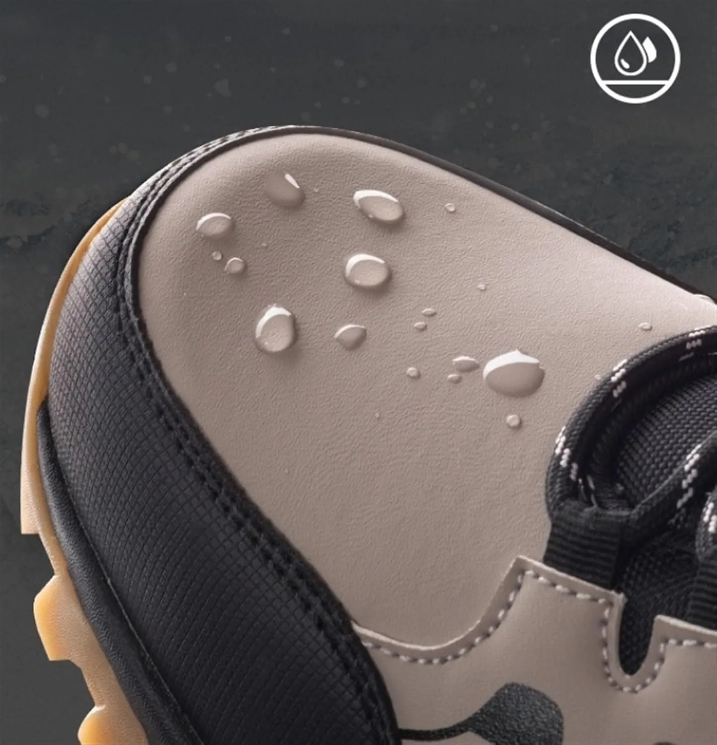 Men's Fashion Winter Snow Boots Outdoor Side Zipper High-top Sneakers Plush Lining Casual Warm Ankle Boots Anti-slip And Waterproof Hiking Boots Camp Backpacking Boots For Men