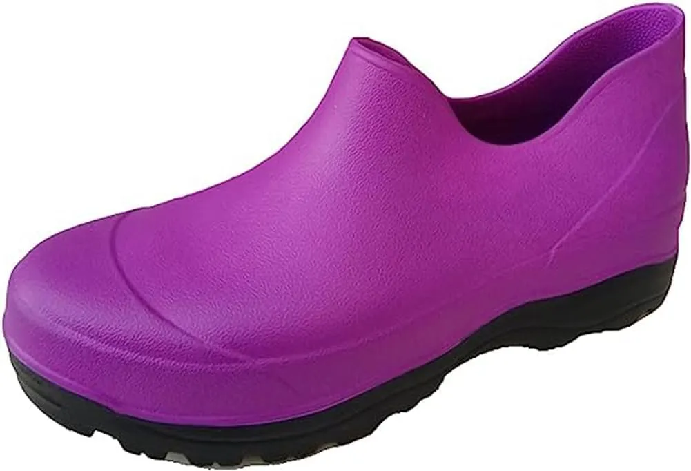 Mens Gardening Boots, Mules Garden Clog Waterproof Ankle Boots Kitchen Food Service Work Shoes Men Clogs Fishing Mud Rubber Yard Outdoor Short Rain Boots for Medical,Farming,Camping,Car Wash,Lawn Care