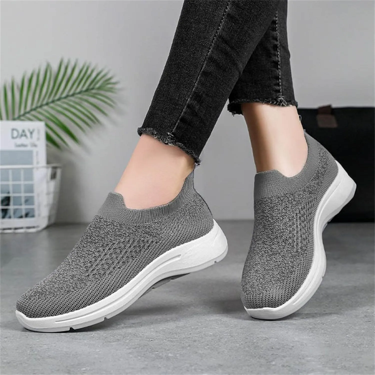 Mens Oxfor𝐝s Casual Fashion Slip on Shoes Dress Business Sneakers Mesh Comfortable Lightweight Workout Footwear