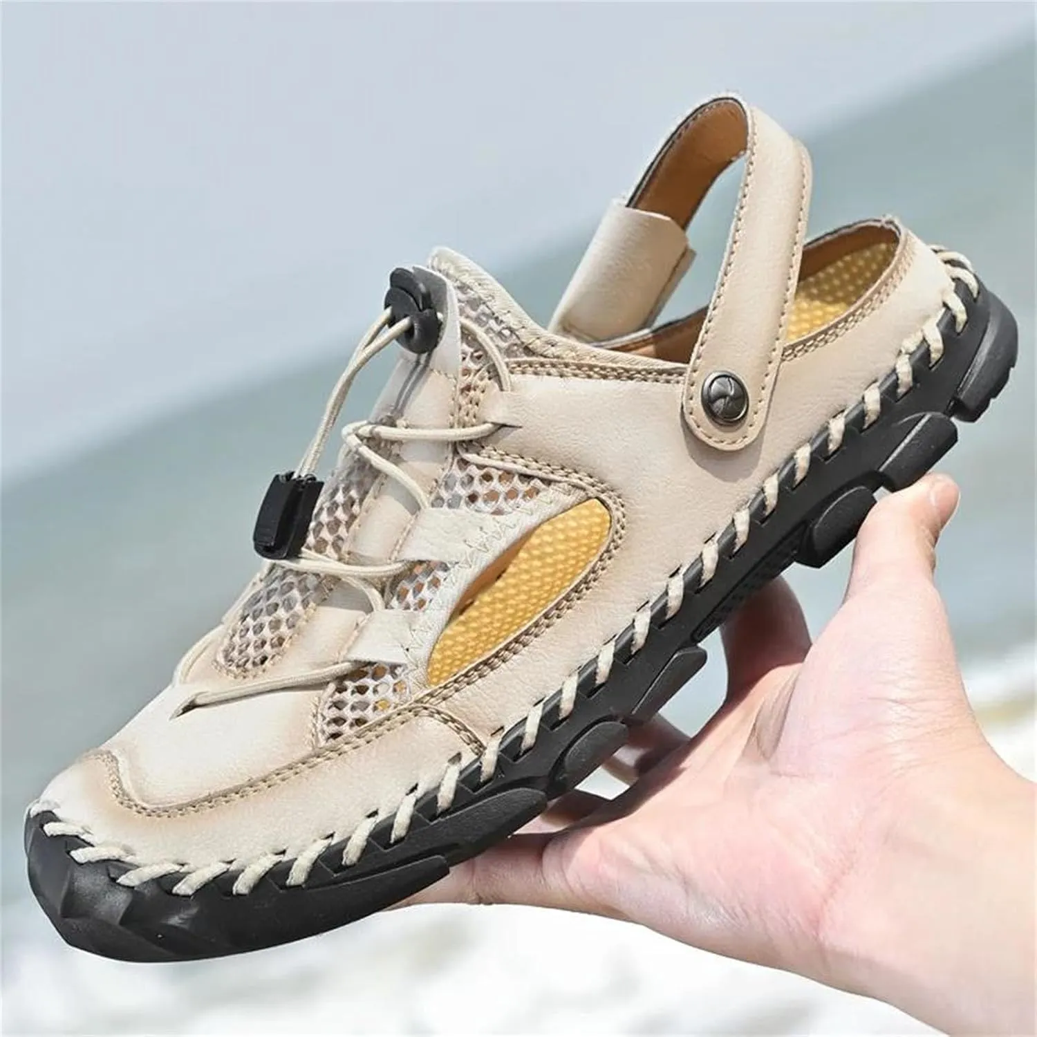 Men's Roman Sandals, Rubber Sole Water Trekking Shoes