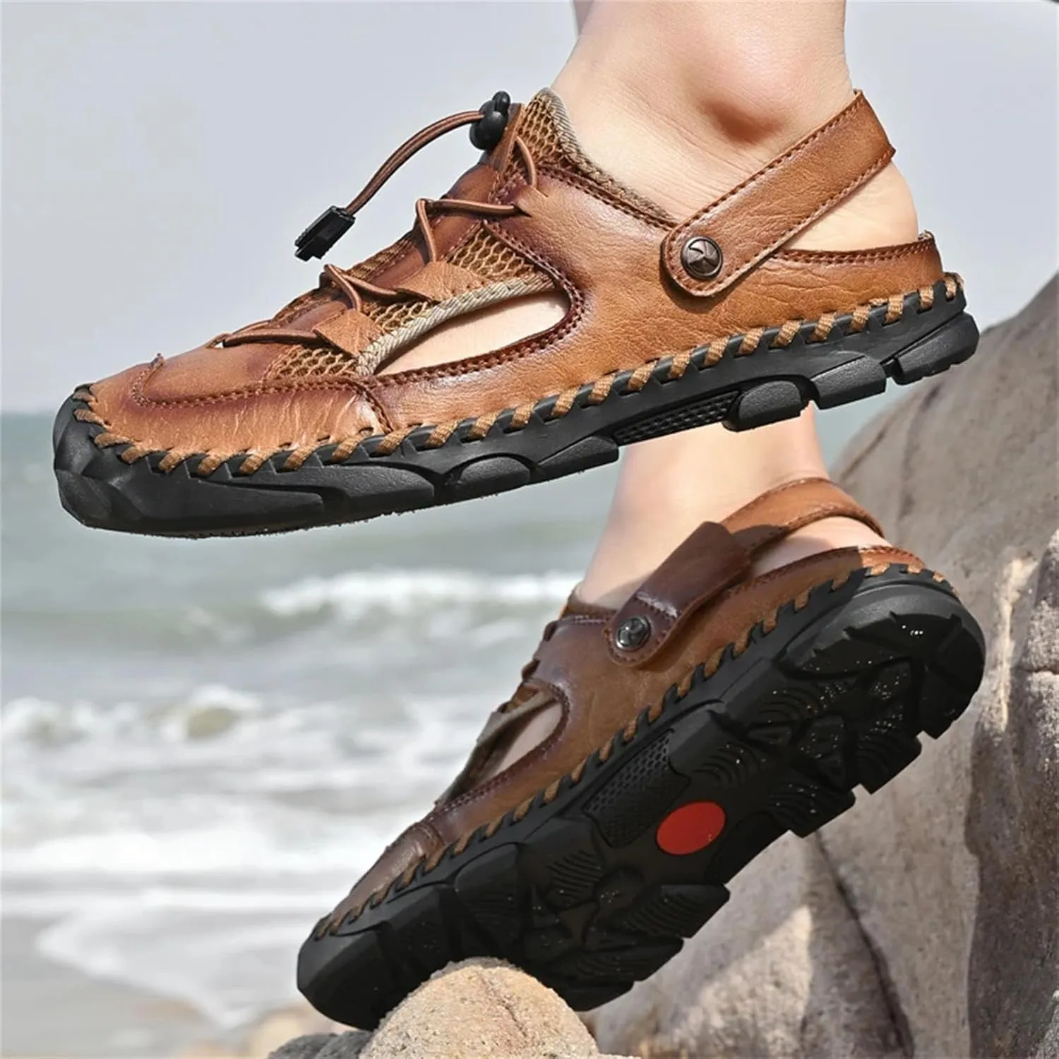 Men's Roman Sandals, Rubber Sole Water Trekking Shoes