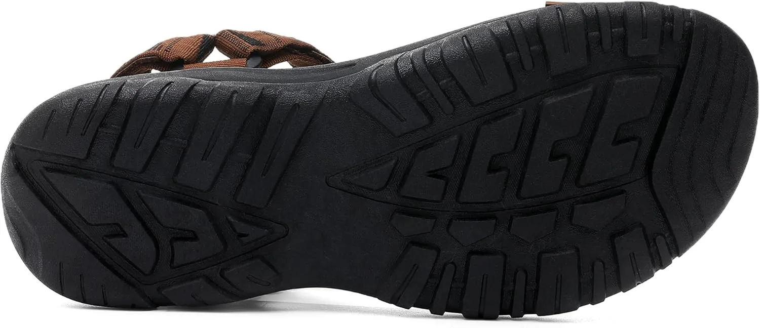 Men's Sport Hiking Sandals EVA Foam Midsole Outdoor With Arch Support Beach Water Shoes