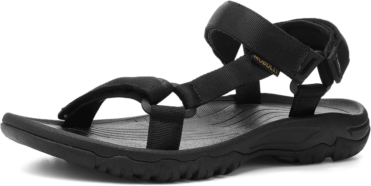 Men's Sport Hiking Sandals EVA Foam Midsole Outdoor With Arch Support Beach Water Shoes