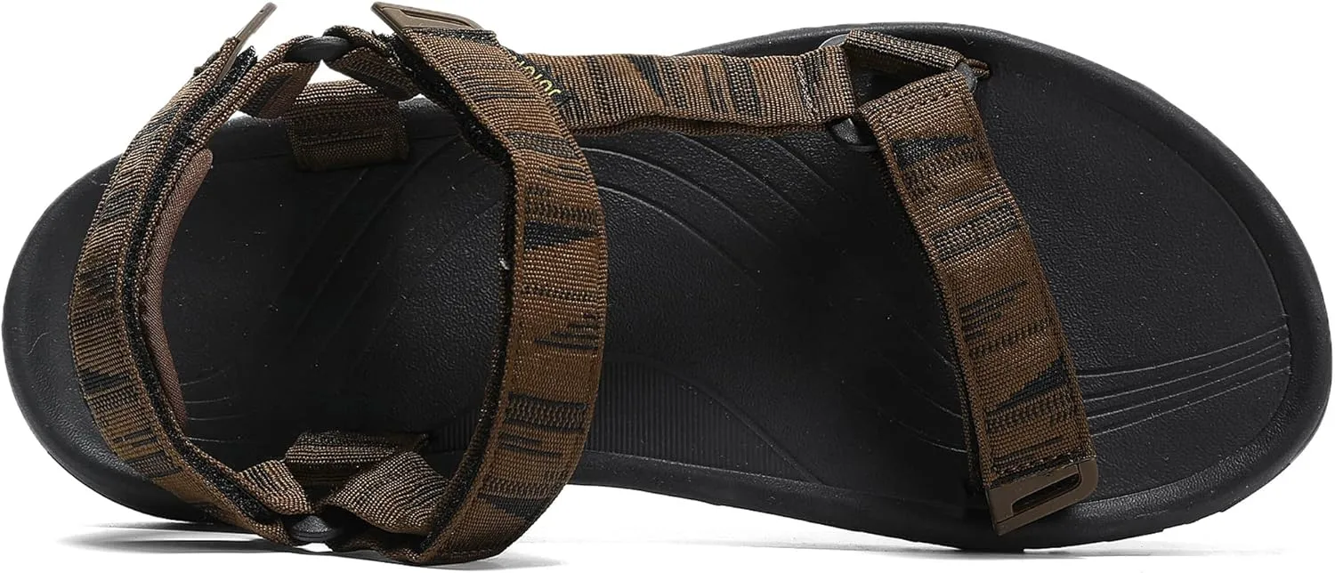 Men's Sport Hiking Sandals EVA Foam Midsole Outdoor With Arch Support Beach Water Shoes