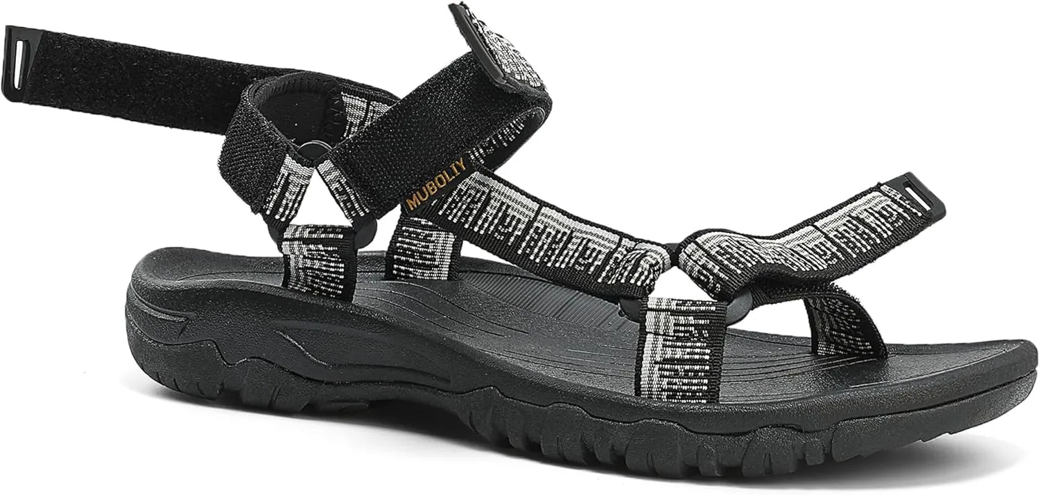 Men's Sport Hiking Sandals EVA Foam Midsole Outdoor With Arch Support Beach Water Shoes