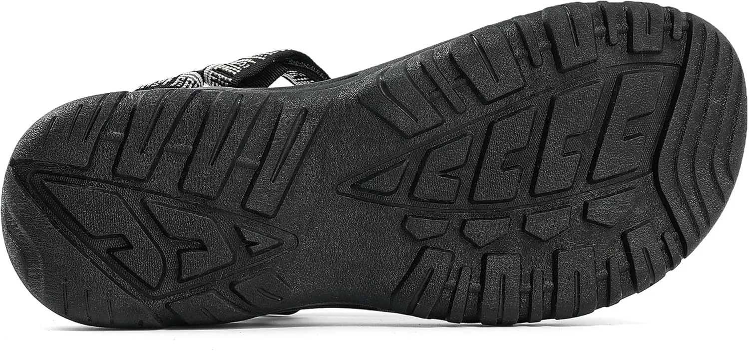 Men's Sport Hiking Sandals EVA Foam Midsole Outdoor With Arch Support Beach Water Shoes