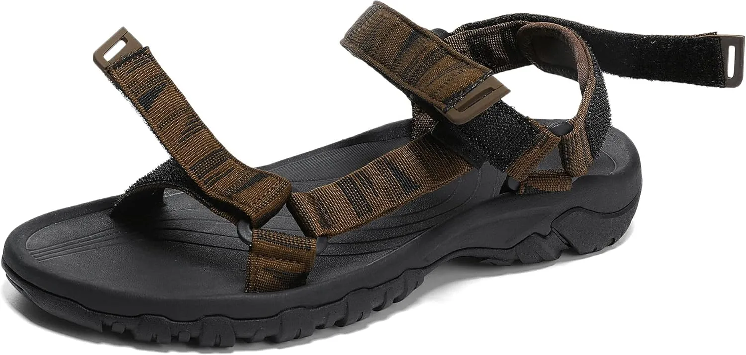 Men's Sport Hiking Sandals EVA Foam Midsole Outdoor With Arch Support Beach Water Shoes