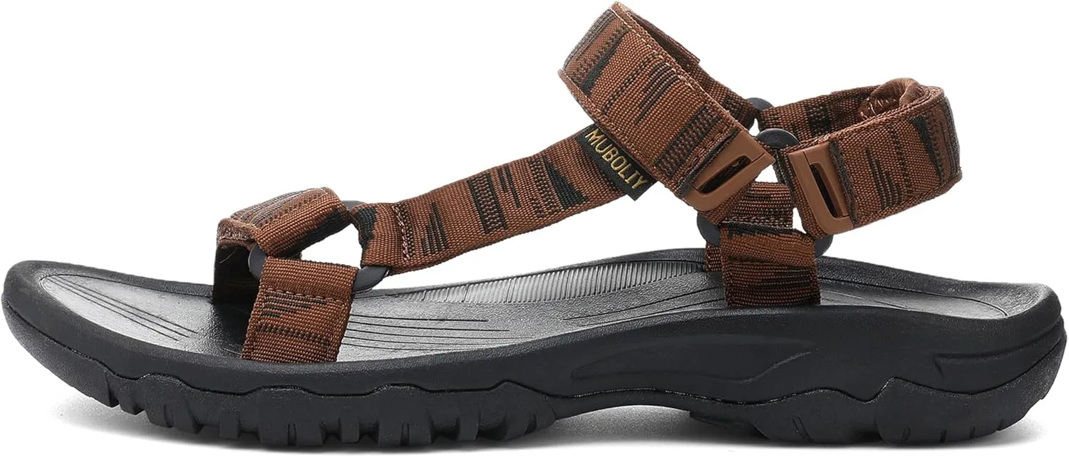 Men's Sport Hiking Sandals EVA Foam Midsole Outdoor With Arch Support Beach Water Shoes
