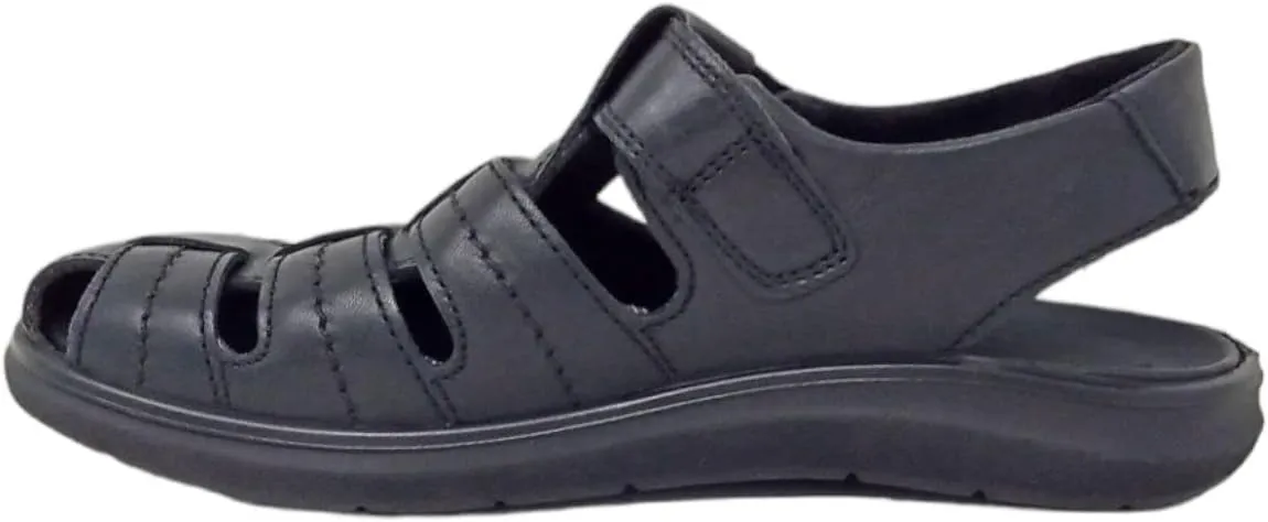 Men's U.Lark Enval Full Platform Sandals, black, 9 Men