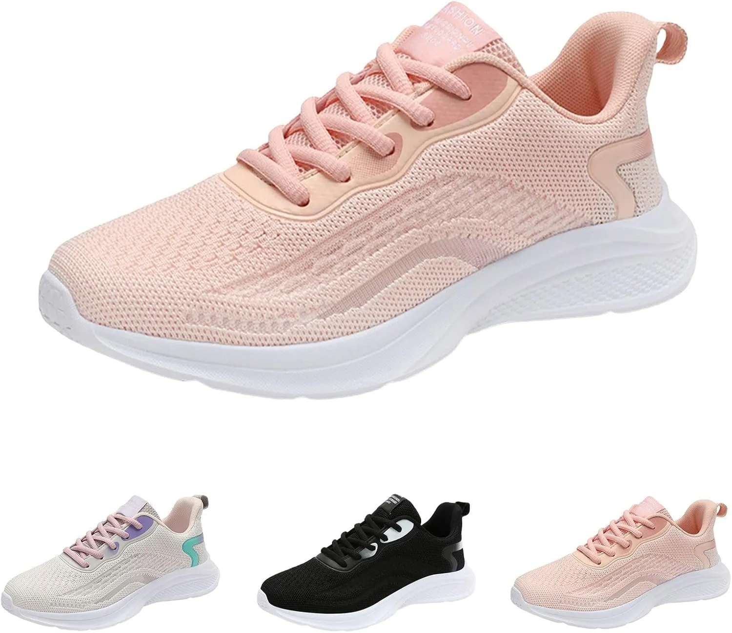 Mens Walking Shoes Lightweight Mesh Running Shoes Fashion Tennis Sneakers Comfort Gym Workout Walking Sneaker
