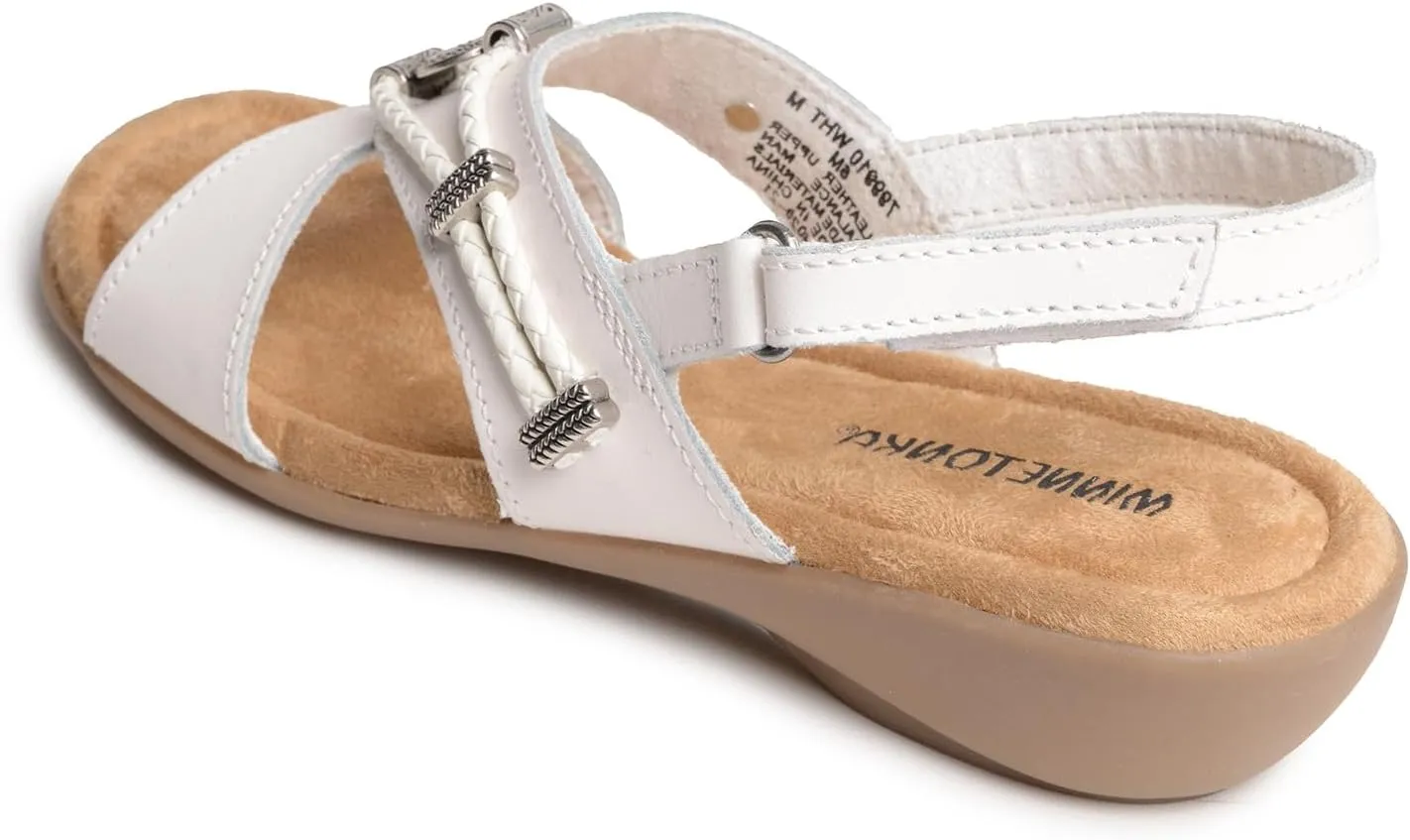 Minnetonka Women's Silvie and Silverthorne 360 Ornamented Sandals.