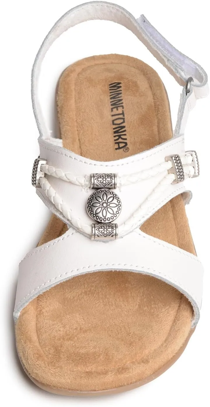 Minnetonka Women's Silvie and Silverthorne 360 Ornamented Sandals.