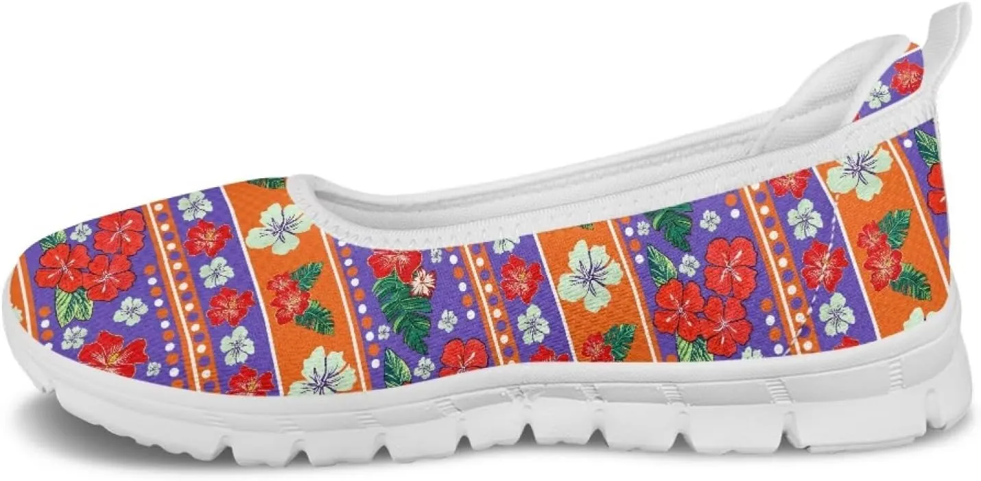 Modysero Womens Round Toe Slip On Flat Shoes for Summer Spring Mesh Flats for Women Daily Walking Shoes
