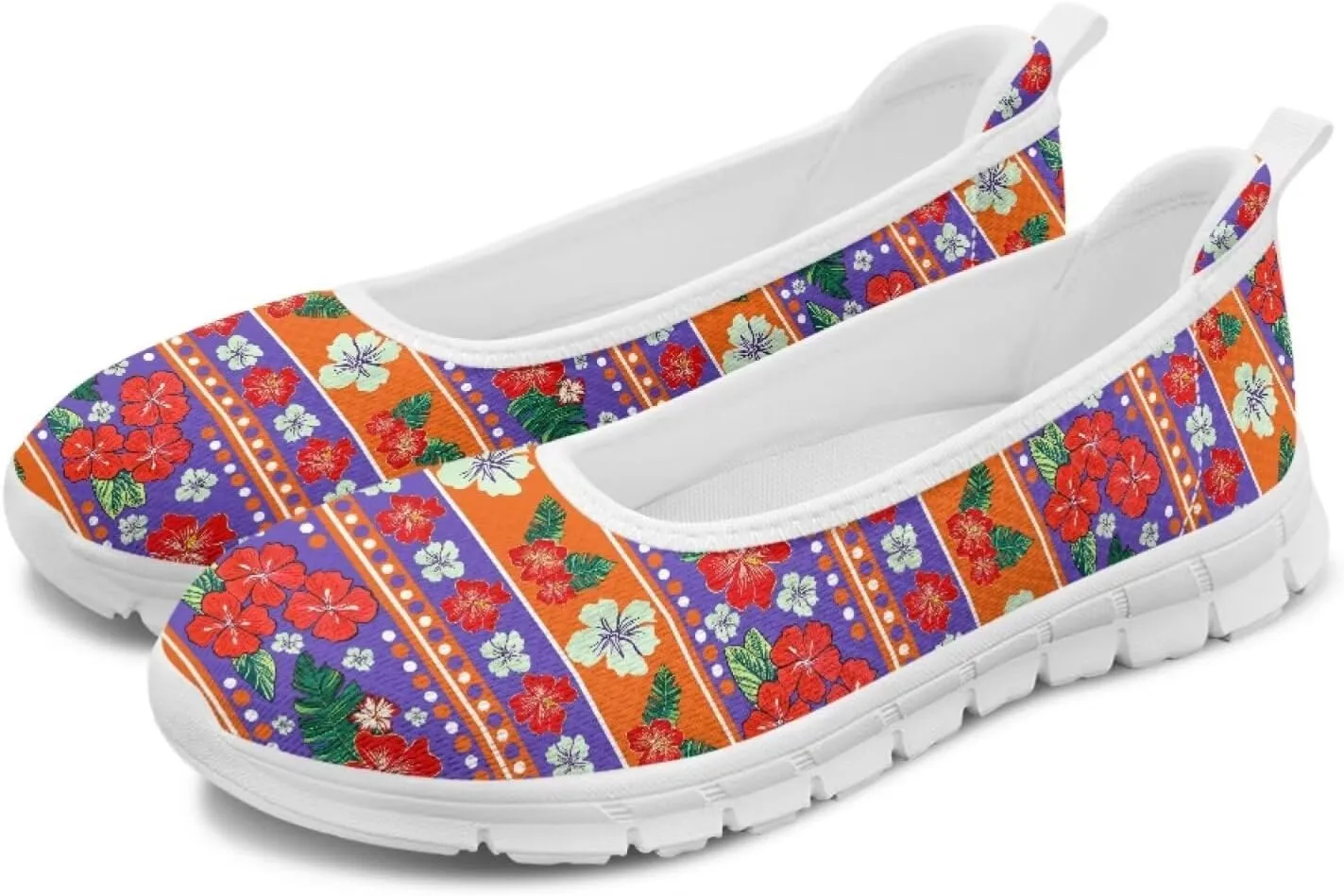 Modysero Womens Round Toe Slip On Flat Shoes for Summer Spring Mesh Flats for Women Daily Walking Shoes