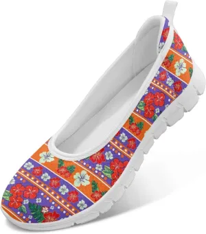 Modysero Womens Round Toe Slip On Flat Shoes for Summer Spring Mesh Flats for Women Daily Walking Shoes