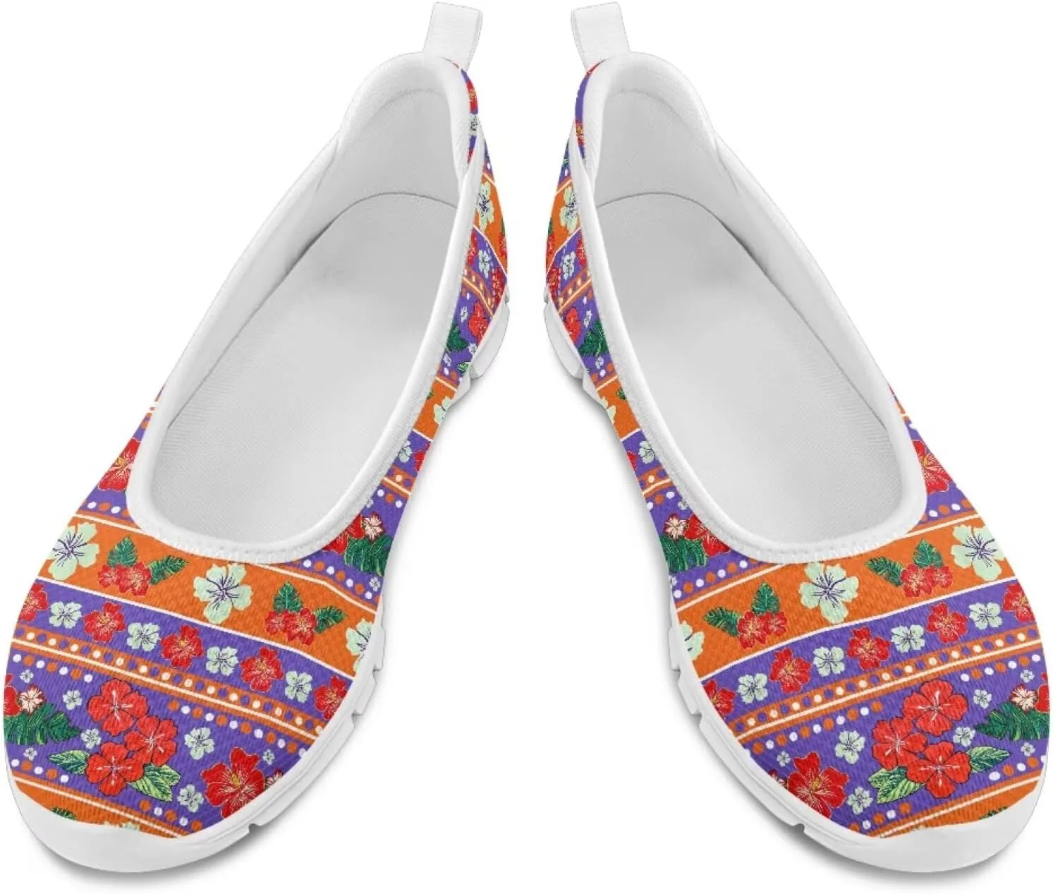 Modysero Womens Round Toe Slip On Flat Shoes for Summer Spring Mesh Flats for Women Daily Walking Shoes