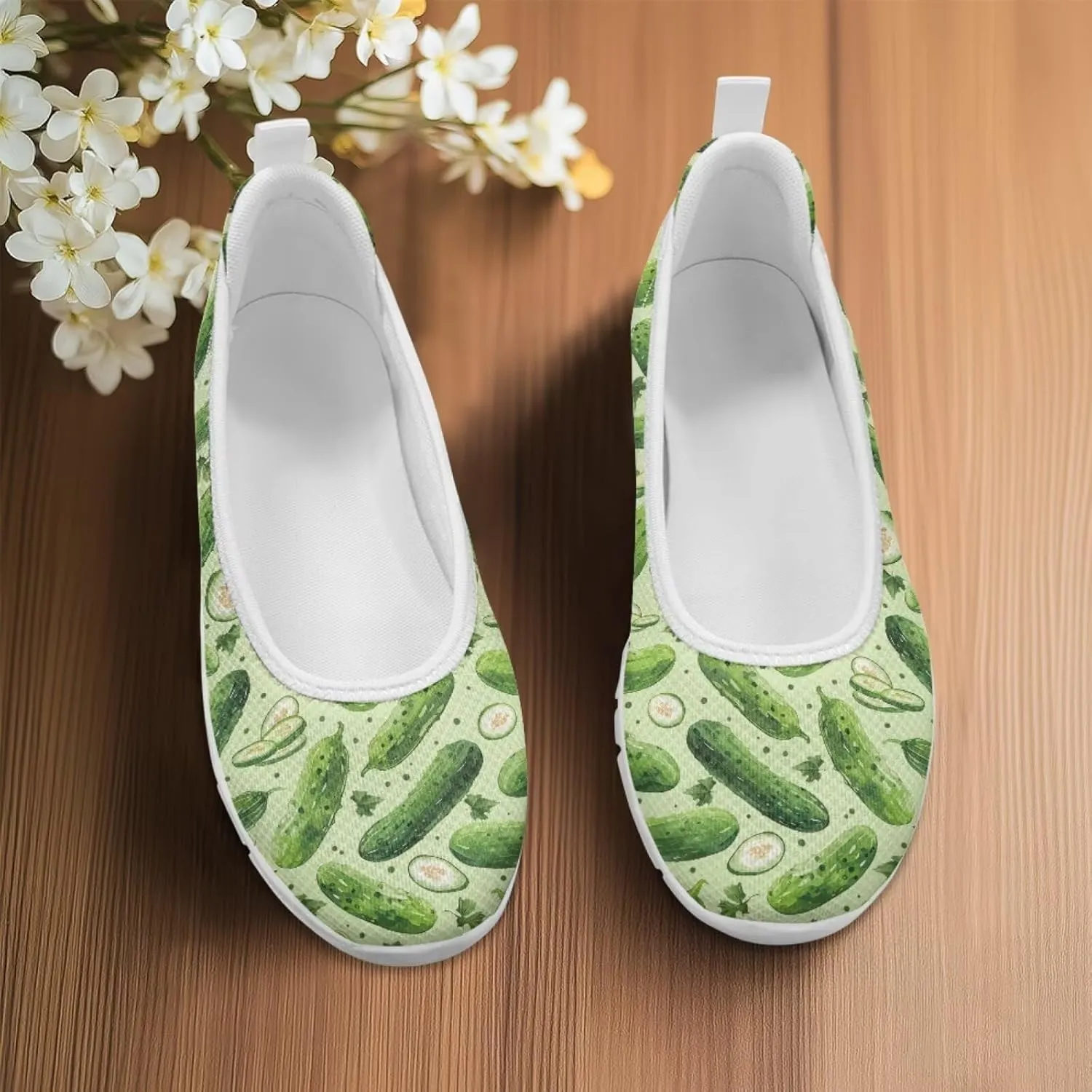 Modysero Womens Slip On Flats Round Toe for Summer Spring Work Womens Walking Shoes Trendy Daily Flats Shoes for Ladies