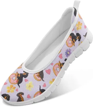 Modysero Womens Slip On Flats Round Toe for Summer Spring Work Womens Walking Shoes Trendy Daily Flats Shoes for Ladies