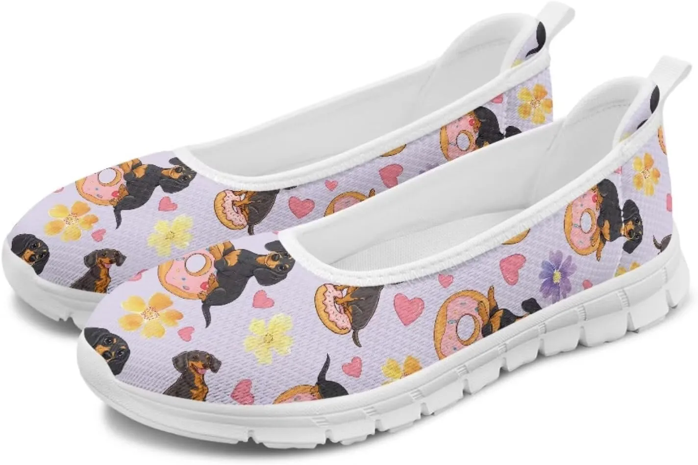 Modysero Womens Slip On Flats Round Toe for Summer Spring Work Womens Walking Shoes Trendy Daily Flats Shoes for Ladies
