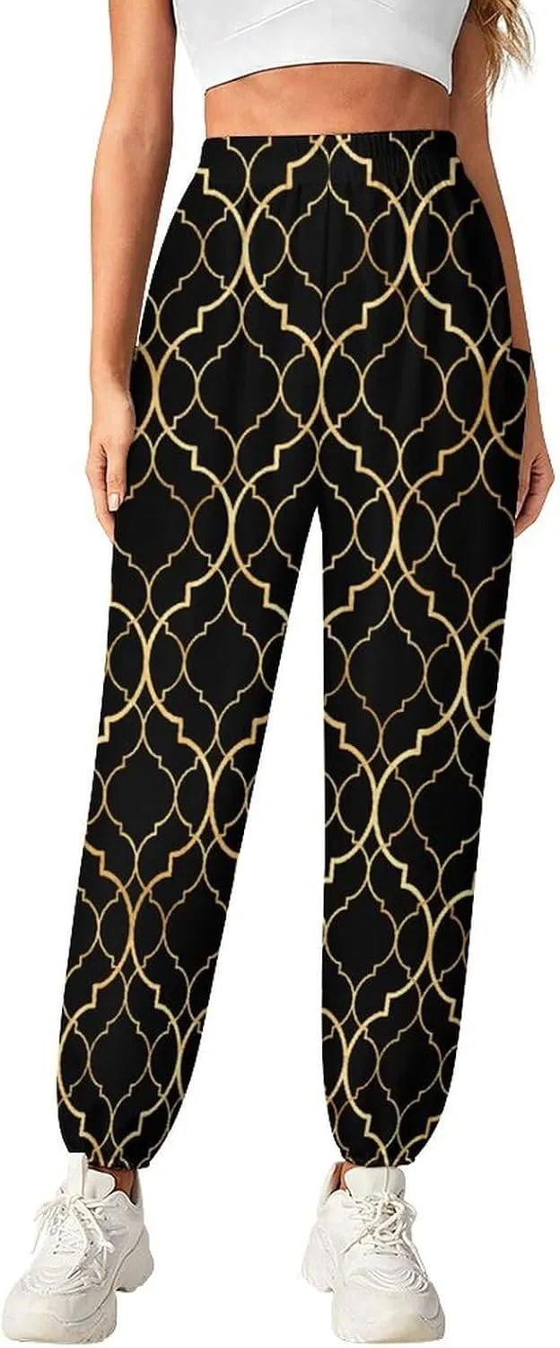 Moroccan Texture Yoga Bloomers Womans Hippie Harem Pant Lantern Pants Elastic Gym Yoga Clothes Loose Casual Slacks