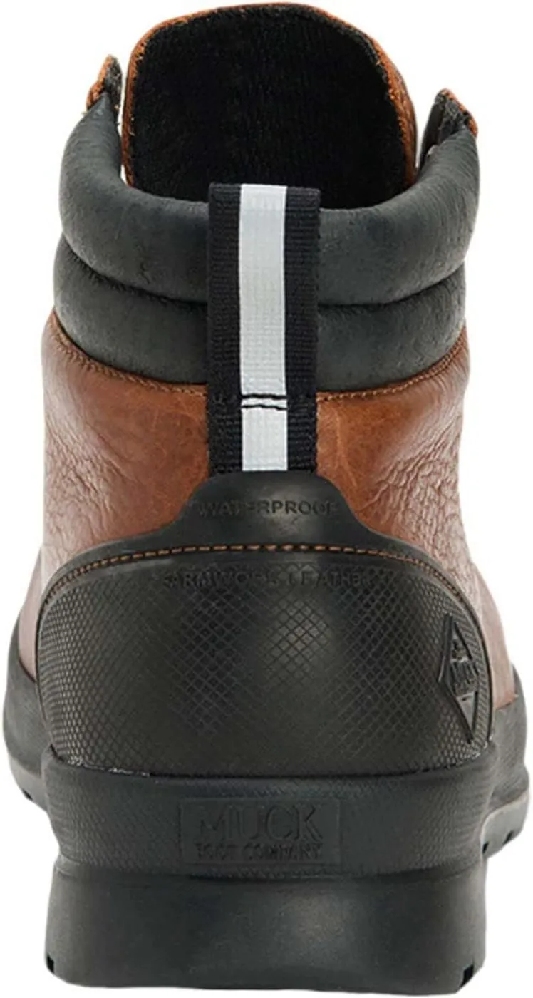 Muck Boots Men's Chore Farm Leather Waterproof Ankle Boot