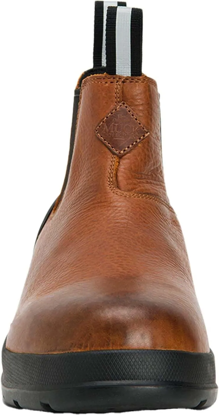 Muck Boots Men's Chore Farm Leather Waterproof Ankle Boot
