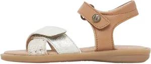 NATURINO WEEKO Leather and Suede Cognac Sandals