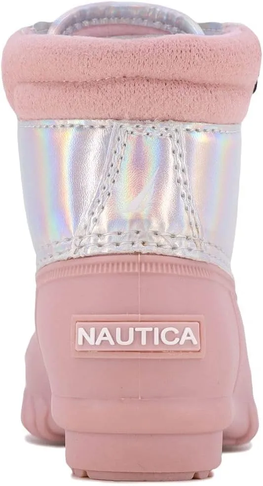 Nautica Kids Boys & Girls Duck Boots Kids Waterproof Rain Snow Boots Insulated Winter Boots (Toddler/Little/Big Kid)