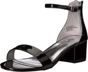 Nina Girl's Hidi Pump, Black, 1 Medium US Little Kid
