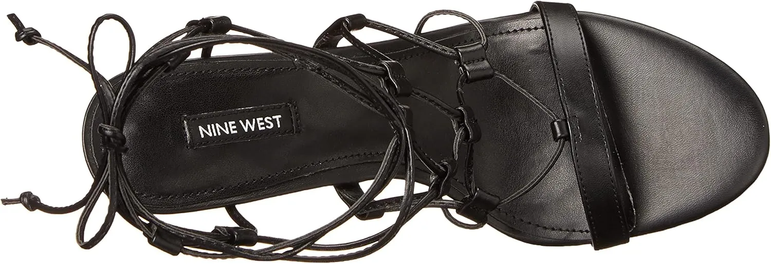 Nine West Women's Mix3 Ankle Wrap Stiletto Sandal