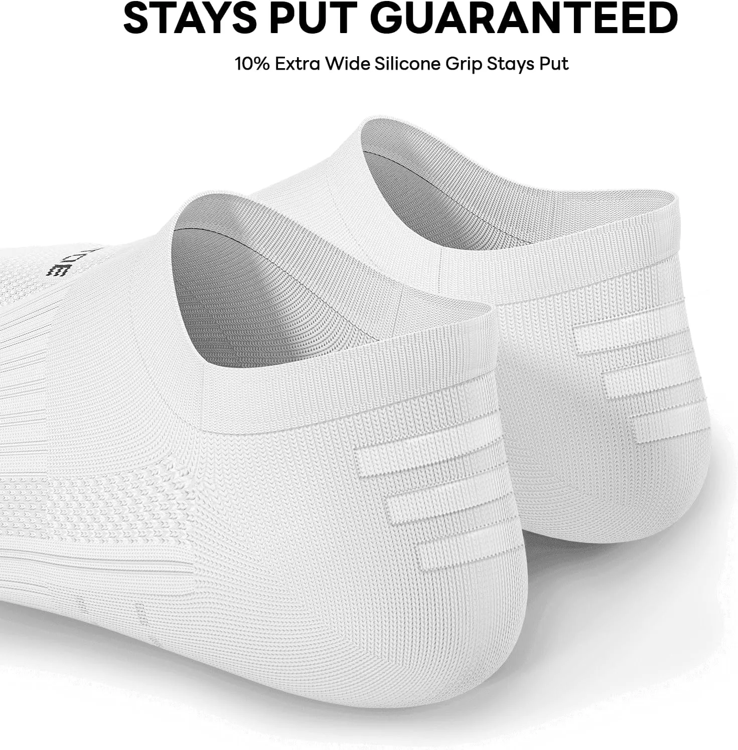 No Show Socks Women, 8 Pairs Low Cut Ankle Anti-slid Athletic Casual Invisible Liner Running Socks